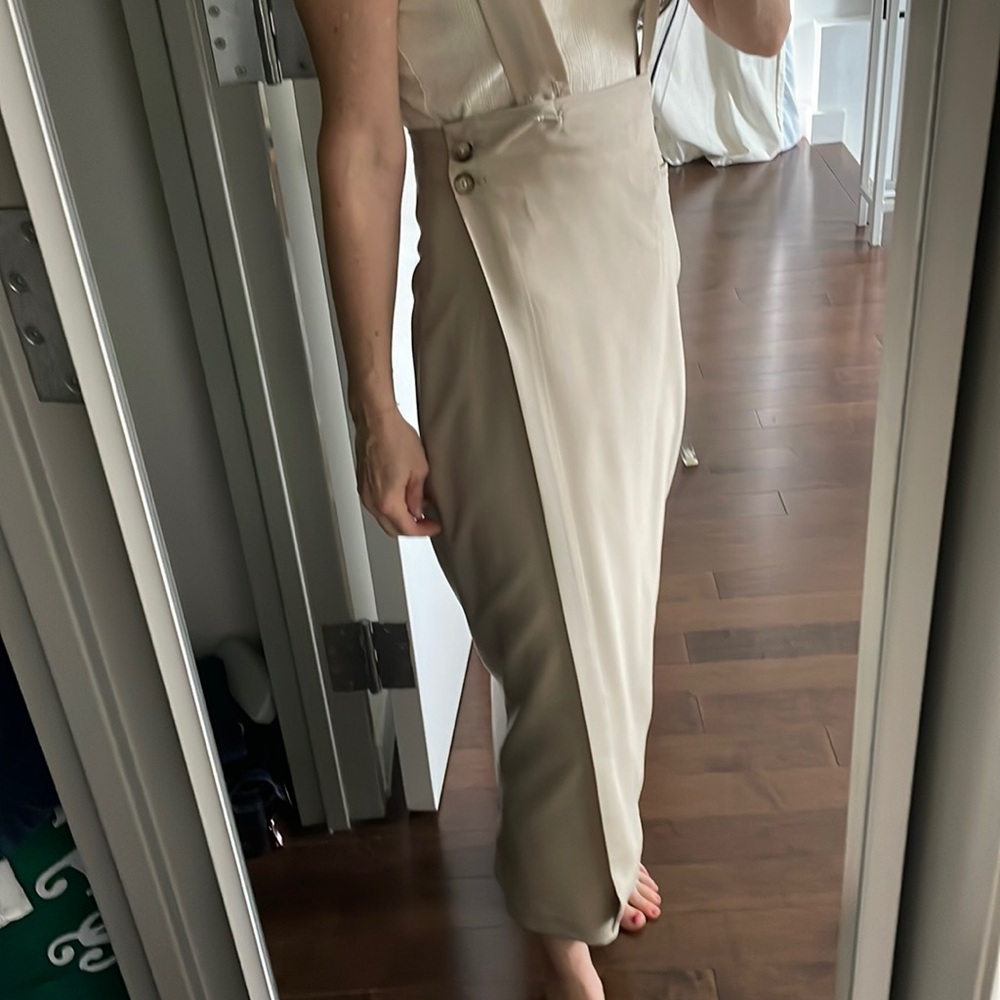 Suzanne Rae Feminist Skirt w/Suspenders Size 40 NWT